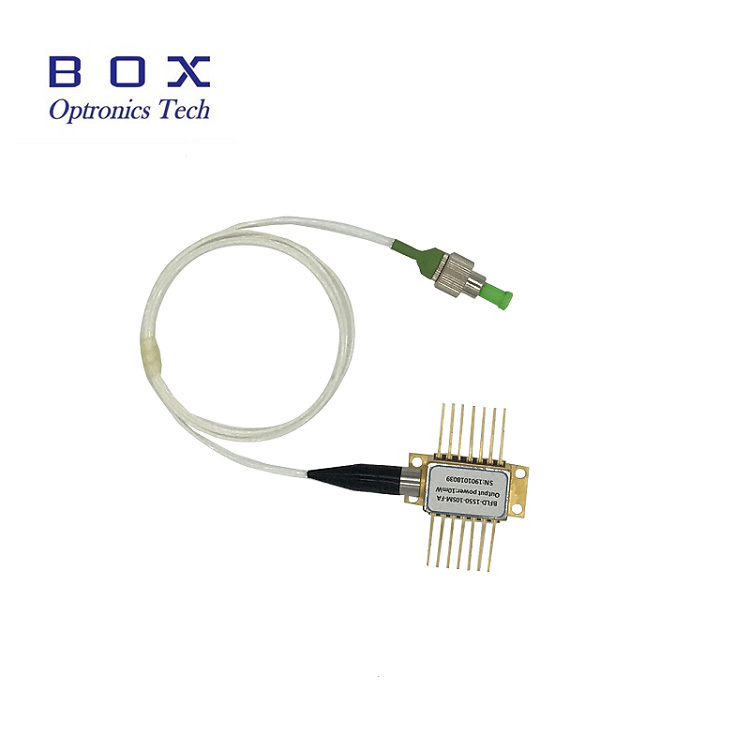 1590nm DFB Butterfly Laser Diode 14-Pin SM Fiber Atau PM Fiber